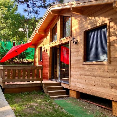 Camping L'Enclave Mobil-Home Estavar Buitenkant foto