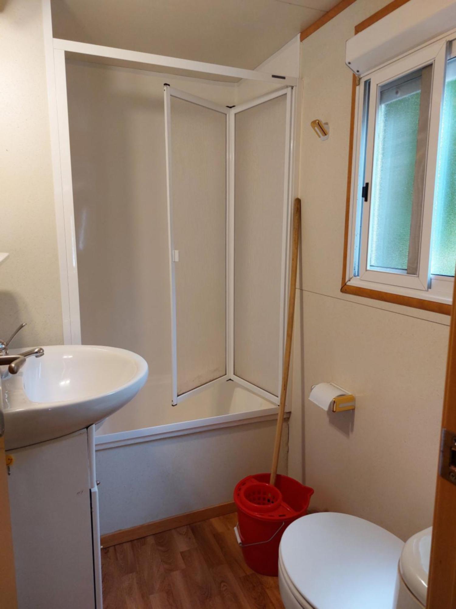 Camping L'Enclave Mobil-Home Estavar Buitenkant foto