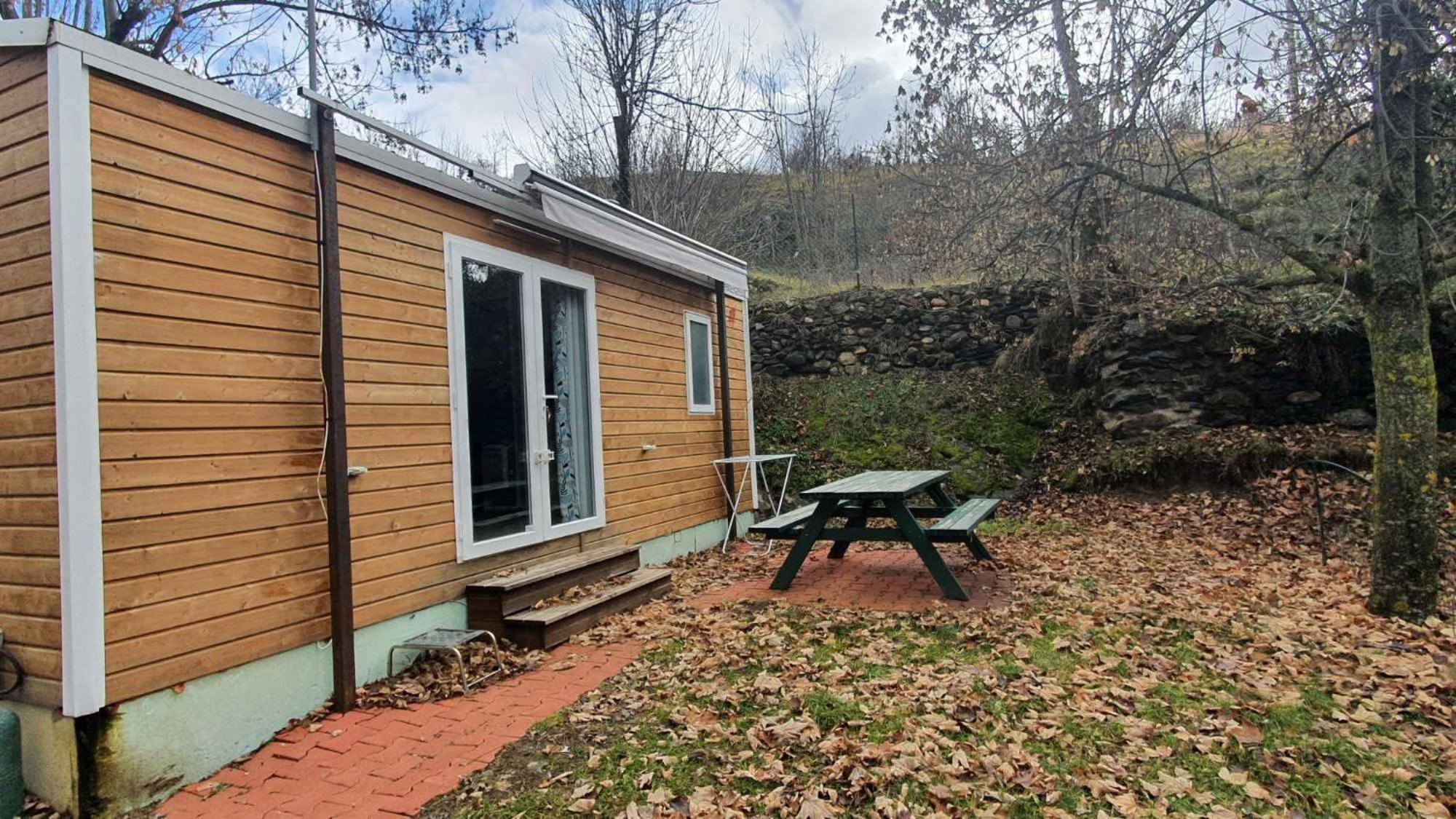 Camping L'Enclave Mobil-Home Estavar Buitenkant foto