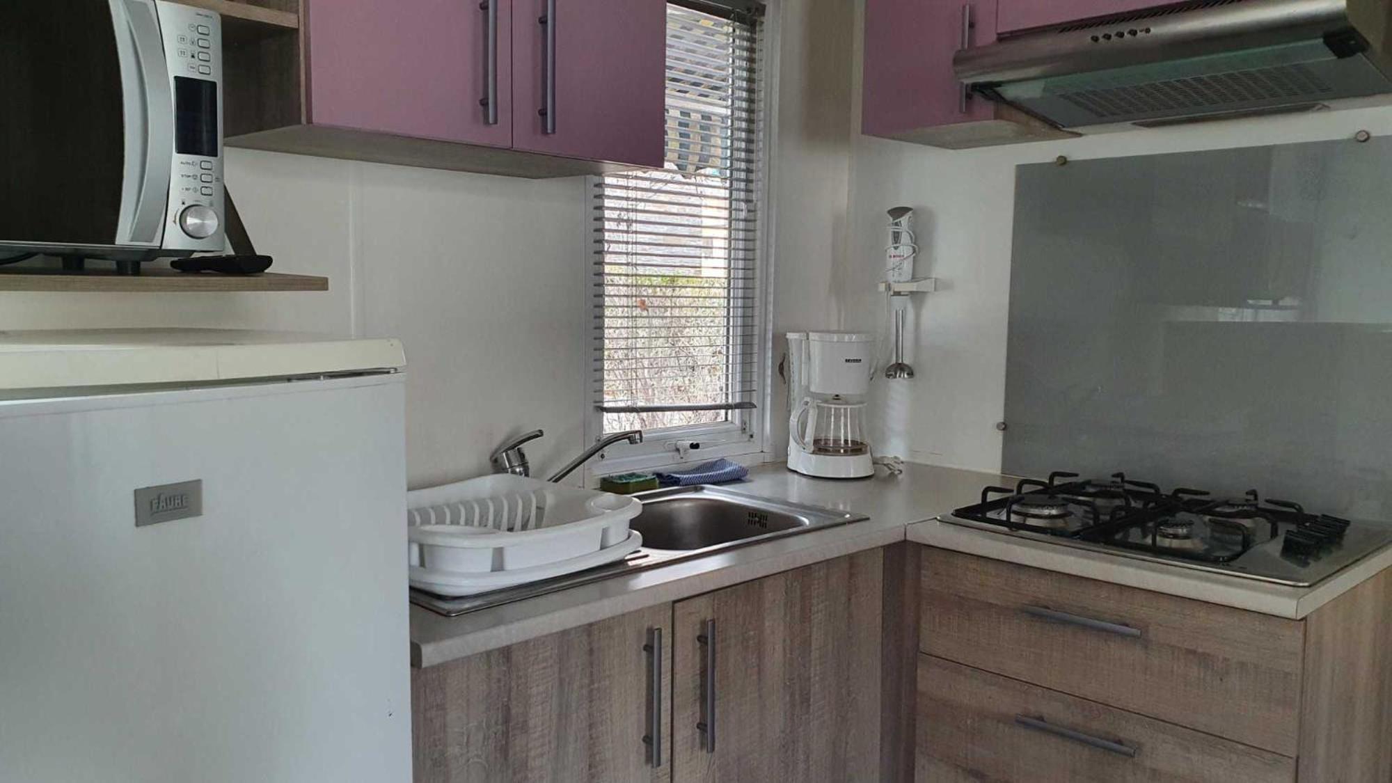 Camping L'Enclave Mobil-Home Estavar Buitenkant foto