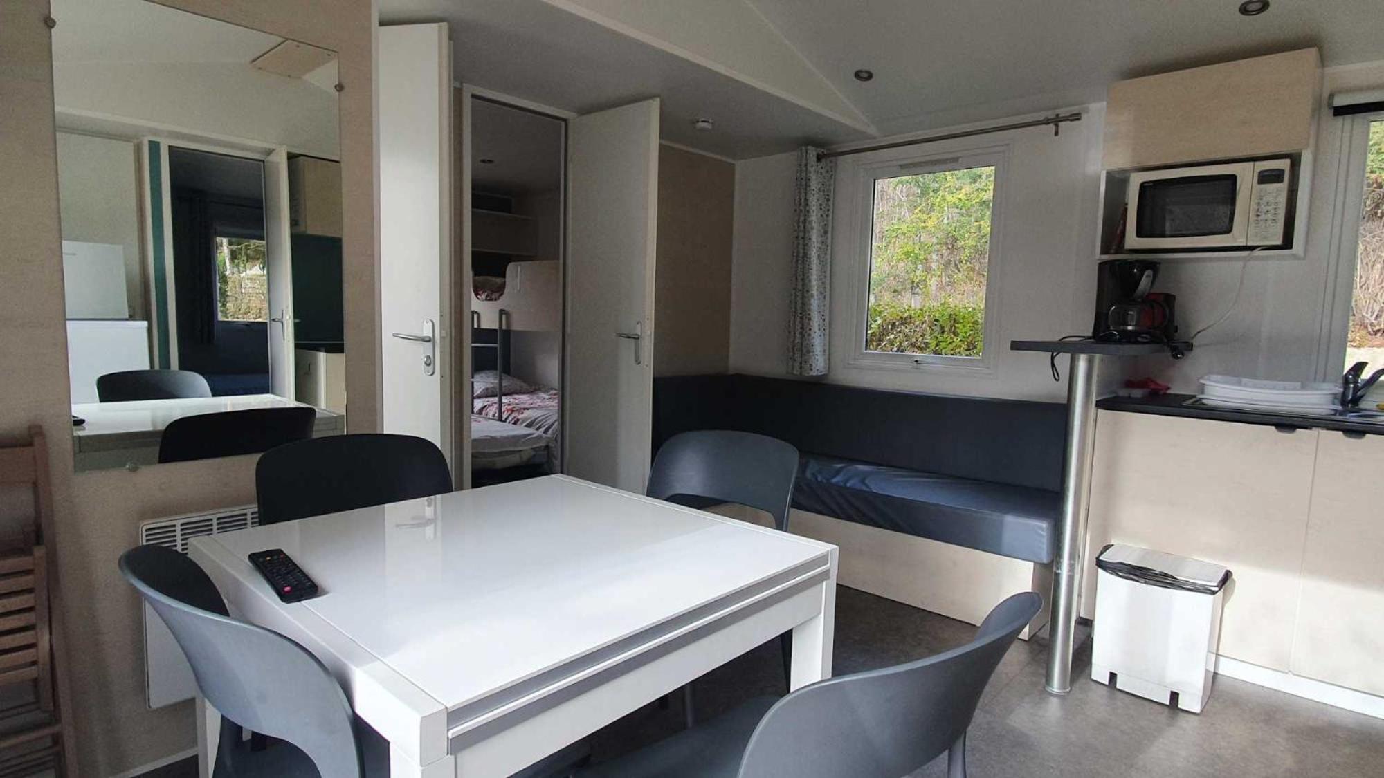 Camping L'Enclave Mobil-Home Estavar Buitenkant foto