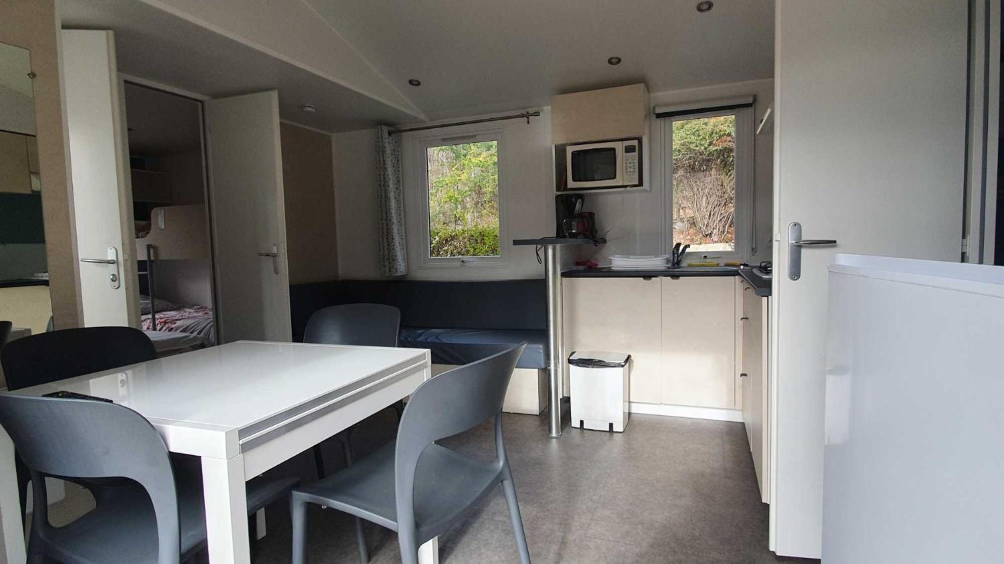 Camping L'Enclave Mobil-Home Estavar Buitenkant foto