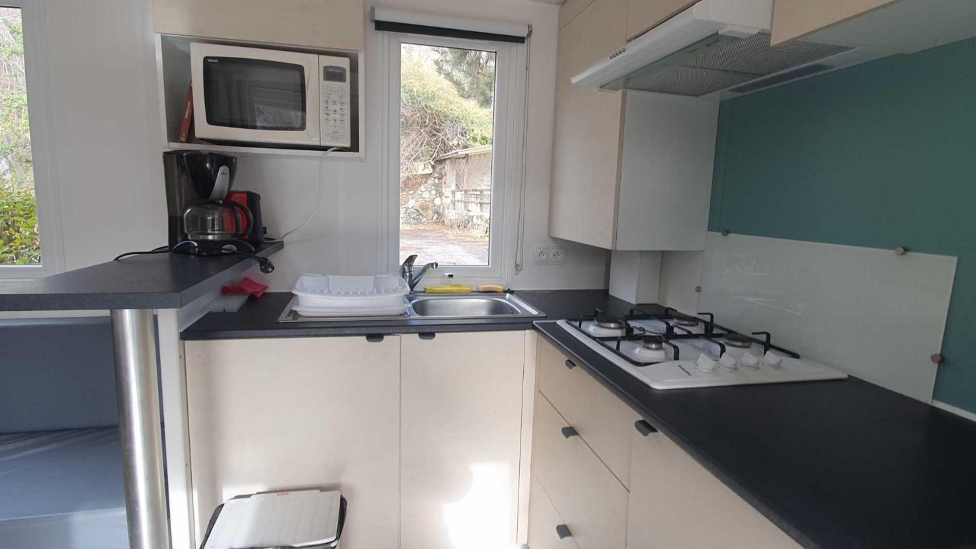 Camping L'Enclave Mobil-Home Estavar Buitenkant foto